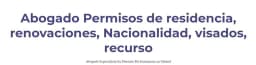 Logo de Abogado Especialista Derecho de Extranjería