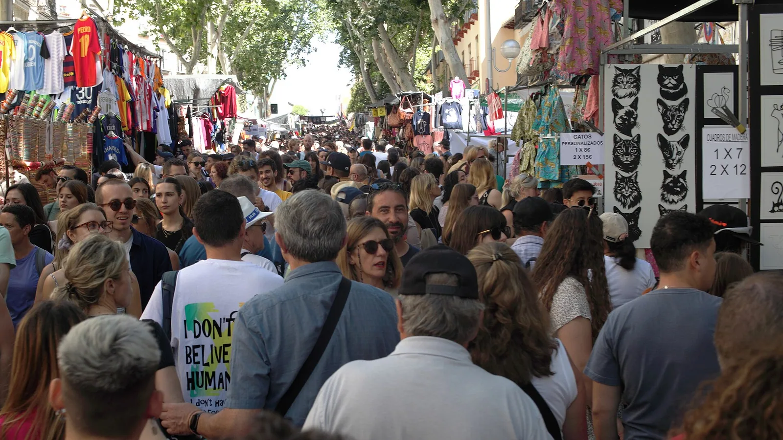 El Rastro, en la Ribera de Curtidores